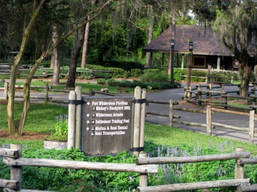 Fort Wilderness Pavilion Sign