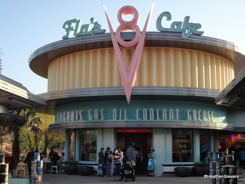 Dining in Disneyland: Flo's V-8 Cafe disney food blog