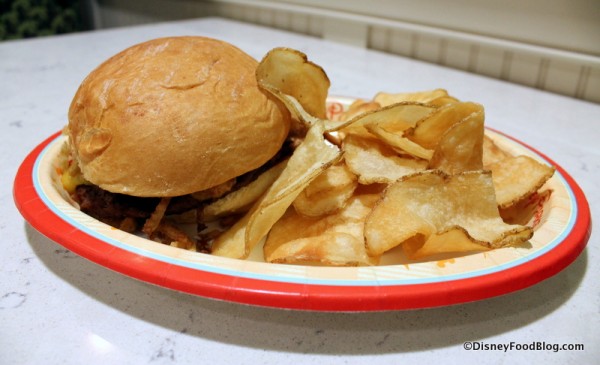 Gasparilla Island Grill Grand Floridian grand gatsby burger 1