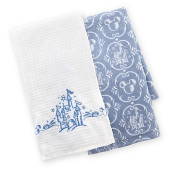 Round Up Mickey Fix Castle Kitchen Towels