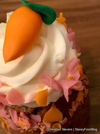 NEW! Disneyland’s Jolly Holiday Carrot Cake Cupcake