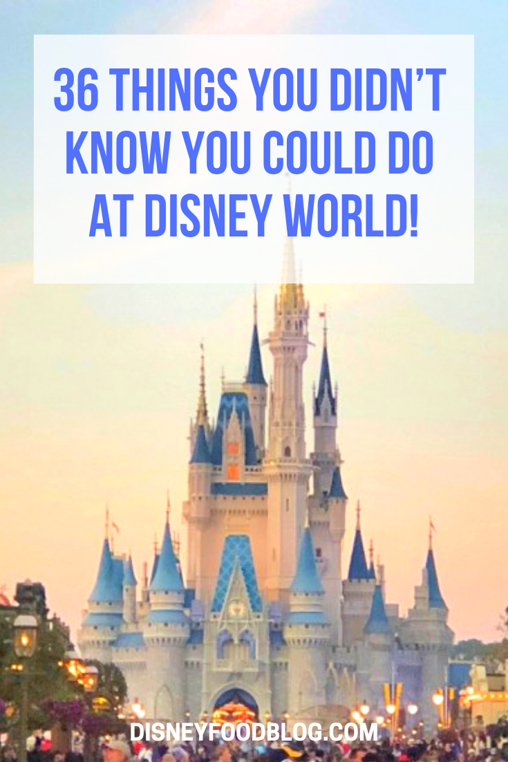 36 Things You Didn’t Know You Could Do At Walt Disney World!