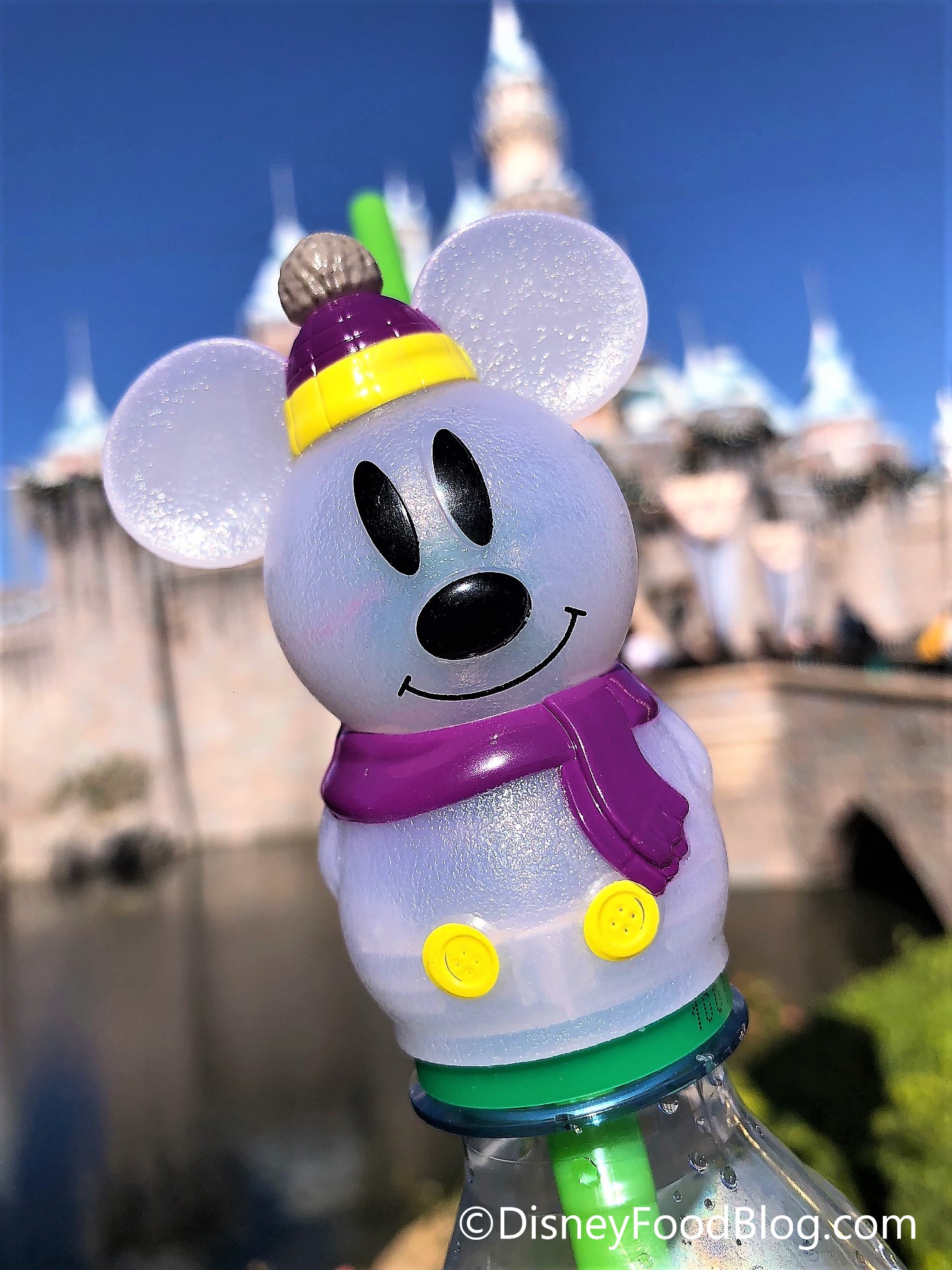 New! Holiday Mickey Light-Up Bottle-Topper Spotted at Disneyland and Disney  California Adventure!