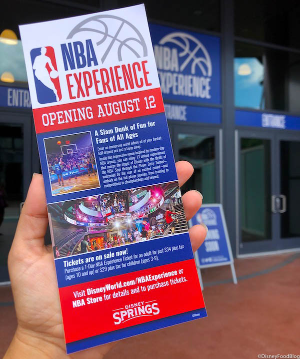 NBA Experience Store  the disney food blog