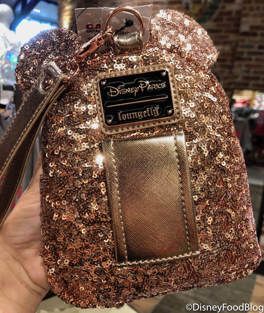 rose gold loungefly minnie mouse backpack