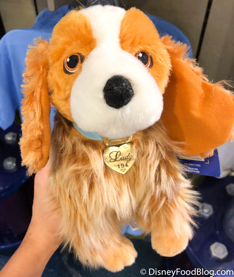 lady and the tramp tramp plush