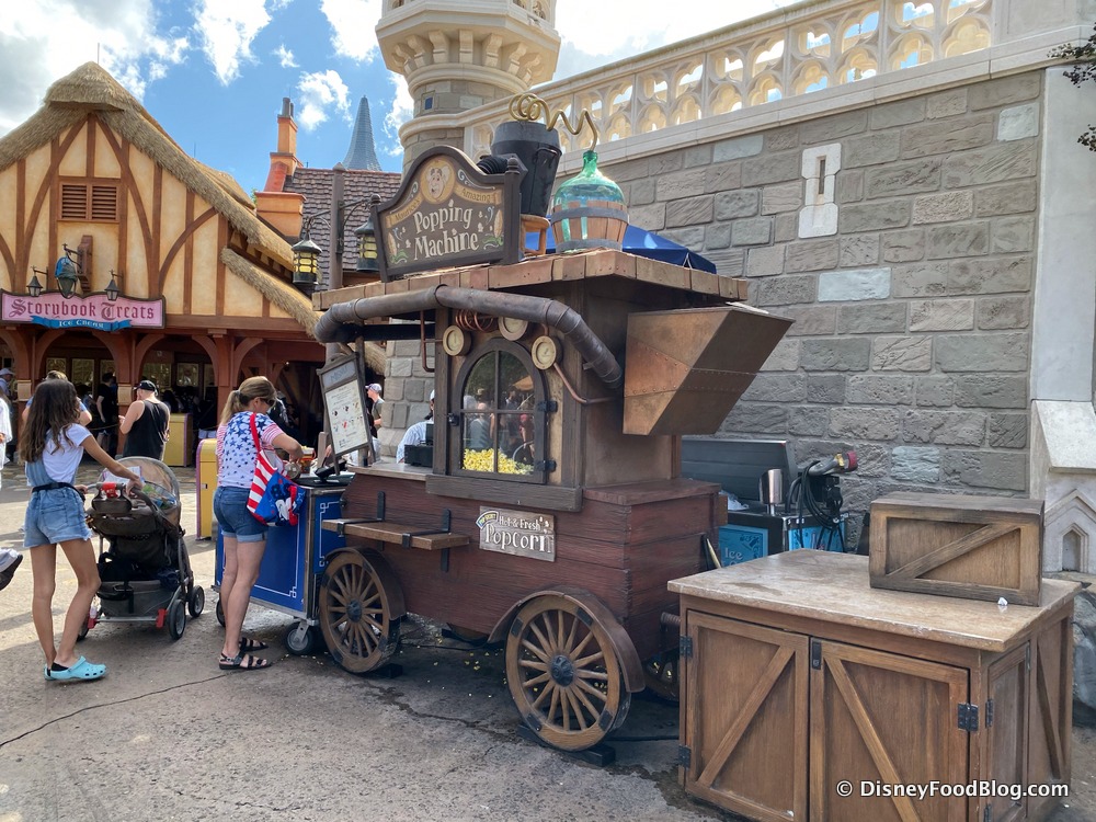 Maurice's Amazing Popcorn Machine in Magic Kingdom Has MOVED! Find Out  Where Its Rolled To HERE!