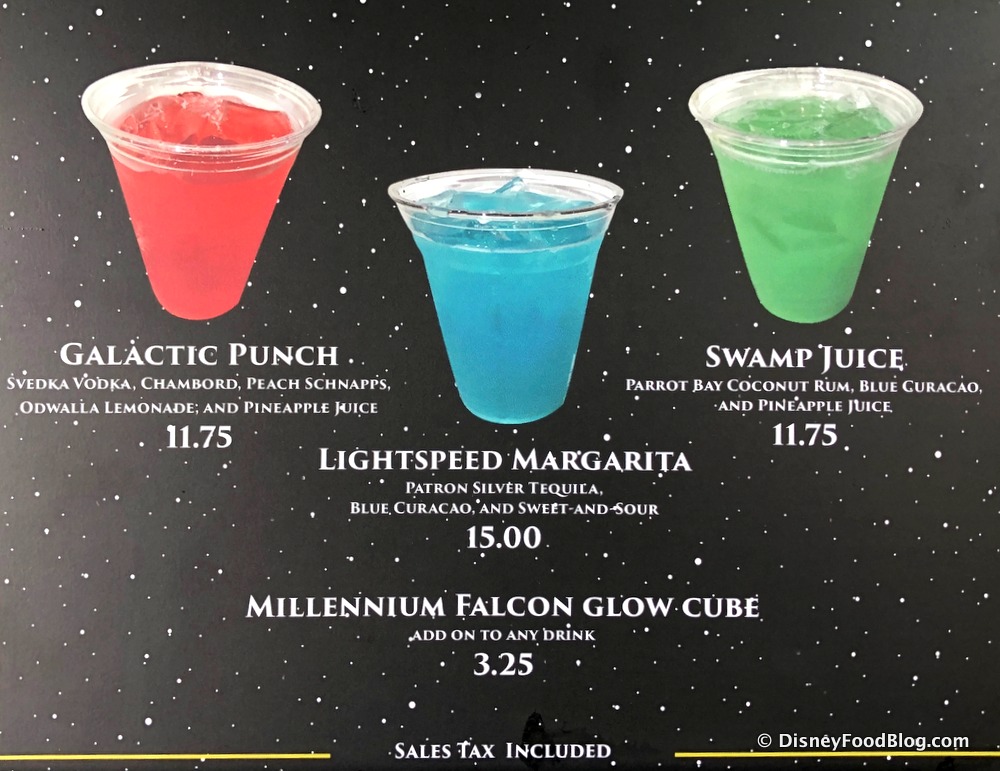 Star Wars cocktails  the disney food blog