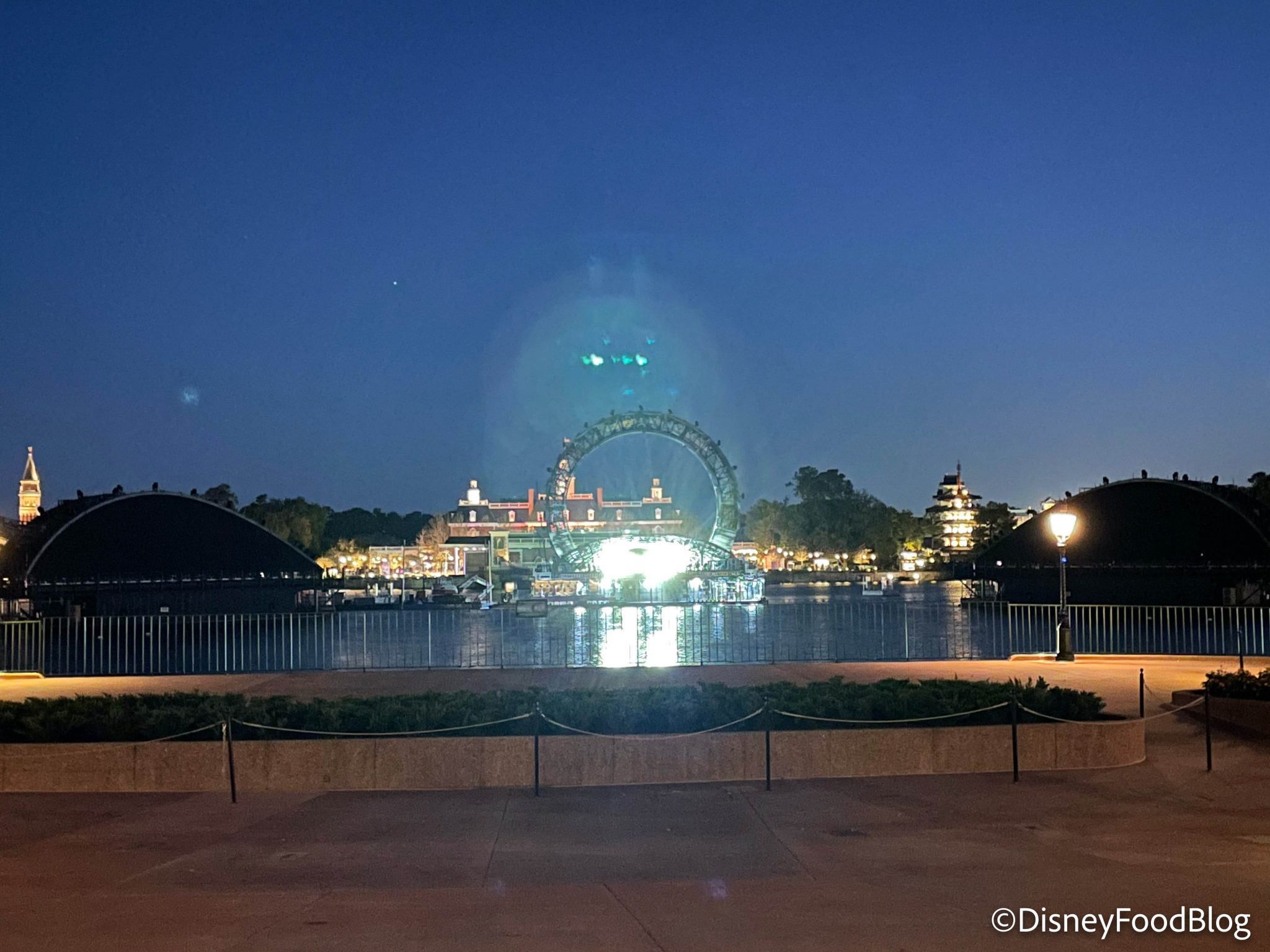 PHOTOS The Harmonious Barges Were LIT UP Tonight In Disney World Disney By Mark