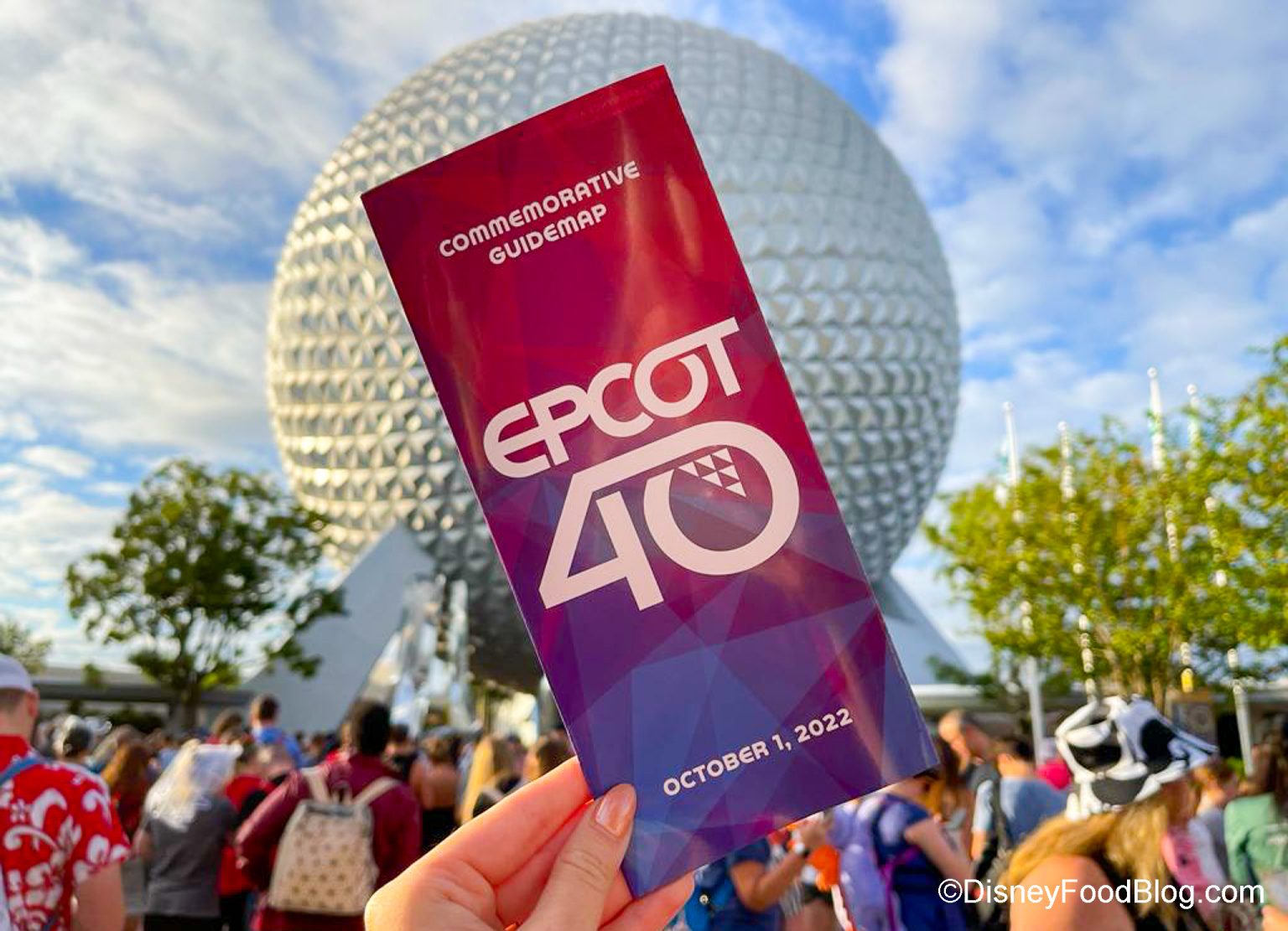 Take A Look At The Epcot Th Anniversary Map Disney By Mark