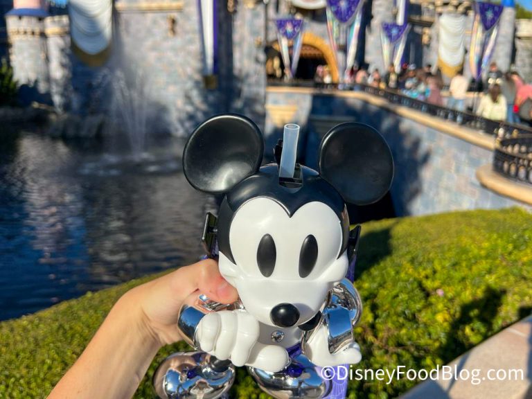 What S New At Disneyland A SHINY Popcorn Bucket 100th Anniversary