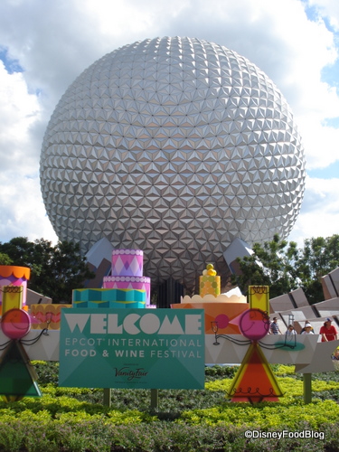 Epcot Food and Wine Festival welcome