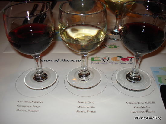 Trio of Wines for Tasting