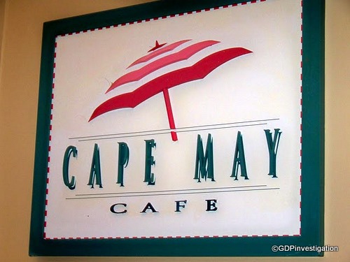 Cape May Cafe Sign