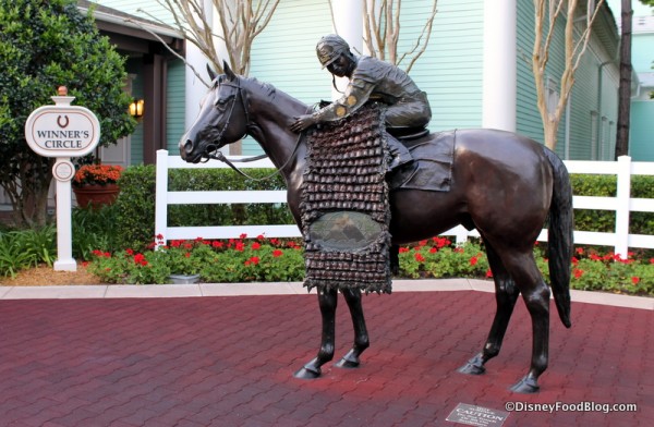 Winner's Circle sculpture