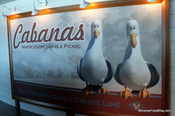 Review: Cabanas on the Disney Dream Cruise Ship | the disney food blog