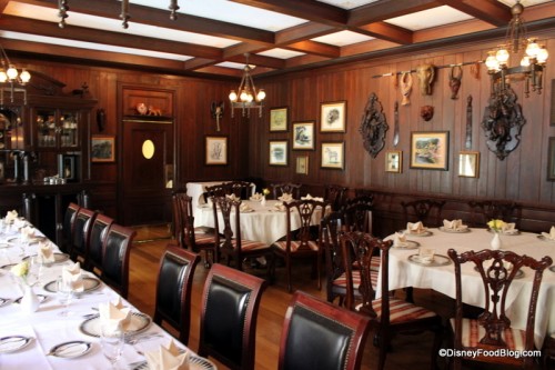 Trophy Room in Disneyland's Club 33