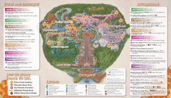 Mickey's Not So Scary Halloween Party Trick-or-Treat Map, and Special ...