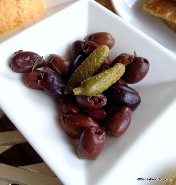 Olives and Cornichons