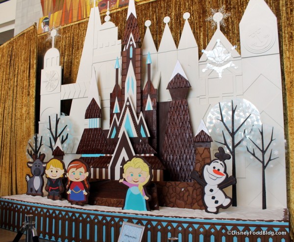 Frozen Gingerbread Display