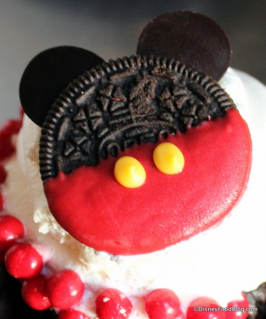 Mickey Oreo Cupcake -- Up Close