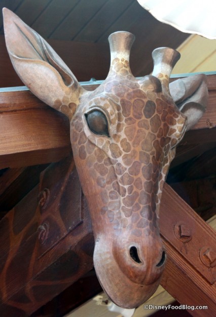 Giraffe Carving