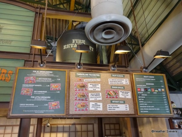 Menu Board Above Ordering Kiosks