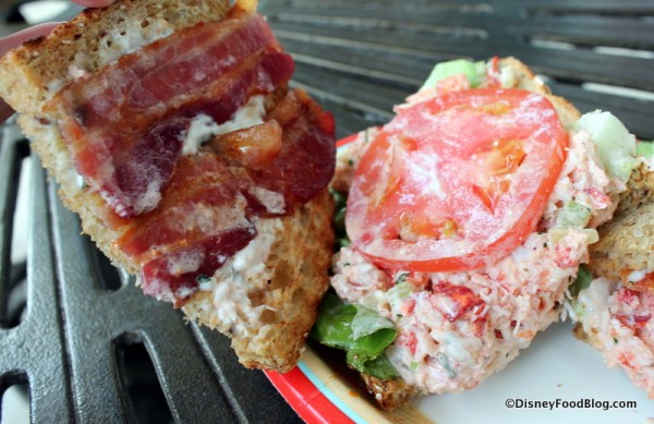 Inside the Lobster Club Sandwich