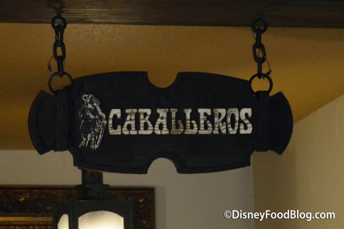 Caballeros Room Sign