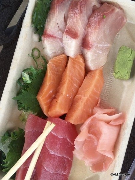 Sashimi of Tuna, Salmon, and Hamachi