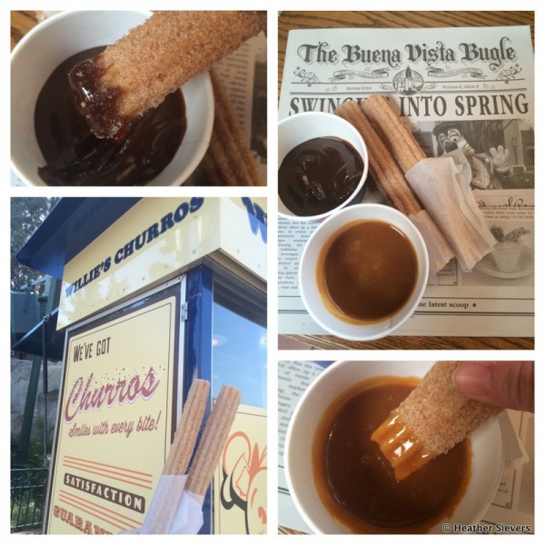 Disneyland Snack Hack -- Churros + Dipping Sauces!