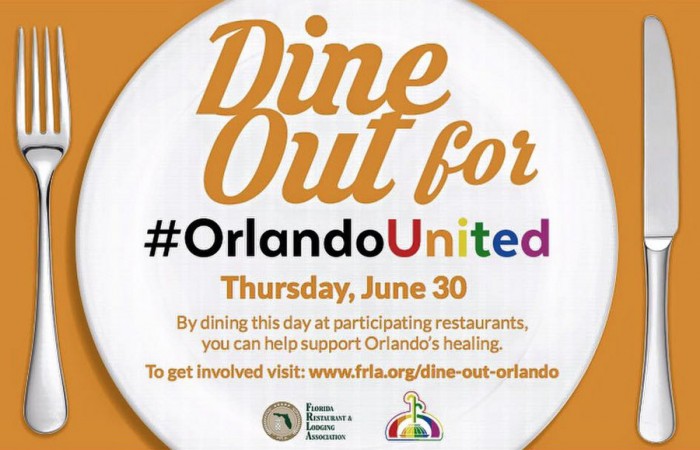 Dine Out for #OrlandoUnited via the Morimoto Asia Facebook Page