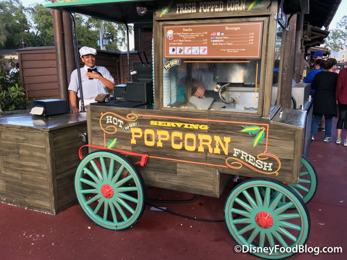 Frontierland Popcorn Cart