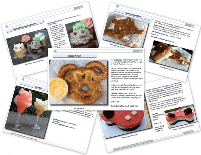 DFB Guide to Epcot Snacks e-Book Sample Pages