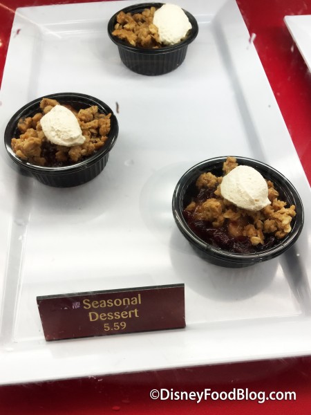 Warm Apple Crisp at Sunshine Seasons