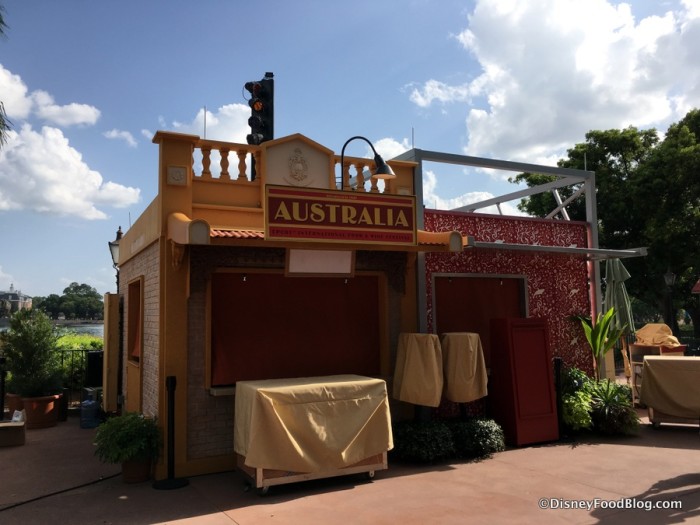 2017 Epcot Food and Wine Festival Australia Booth