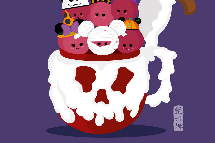 More Cute Disney Food Art! Halloween Edition