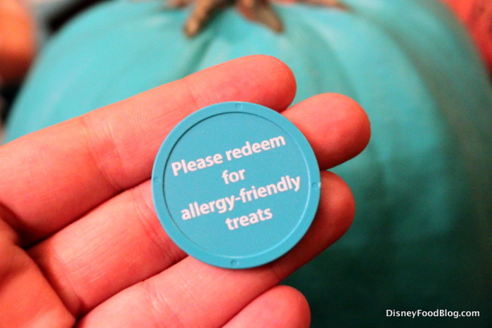 Allergy-friendly treats token