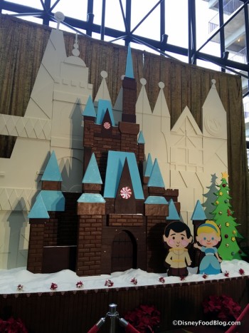 First Look! New 2017 Contemporary Resort Cinderella Castle Gingerbread ...