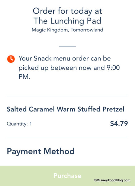 Mobile Order screenshot