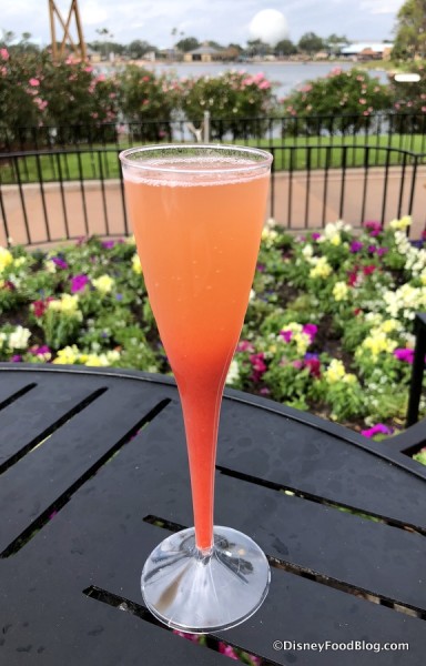 Vodka Rossini: Vodka, Strawberry Purée and Prosecco