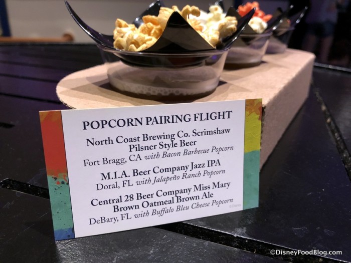 Popcorn Pairing Flight