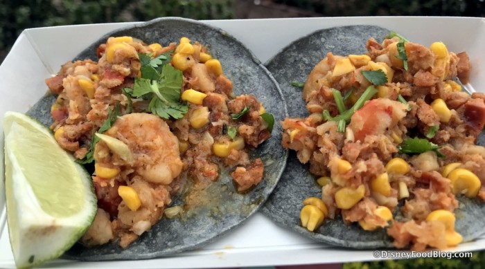 Shrimp Boil Tacos with Andouille Sausage and Fresh Corn