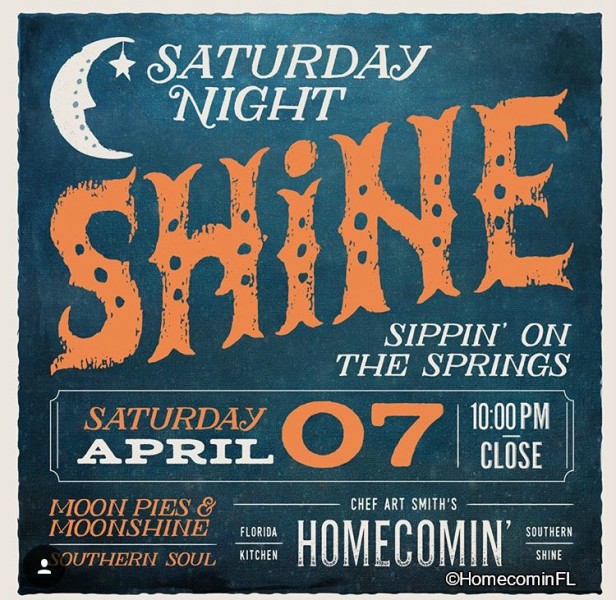 Saturday Night Shine at Homecomin'! 