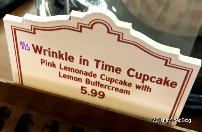 Wrinkle in Time Cupcake at Trolley Car Cafe