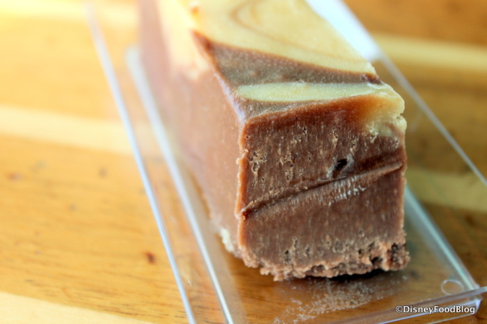 Inside the fudge!