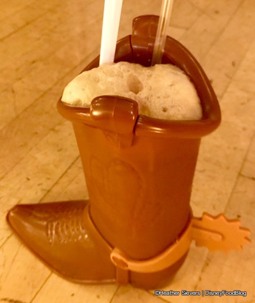 Coke Float in Woody's Boot