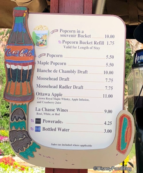 Popcorn Cart Update in the Canada Pavilion