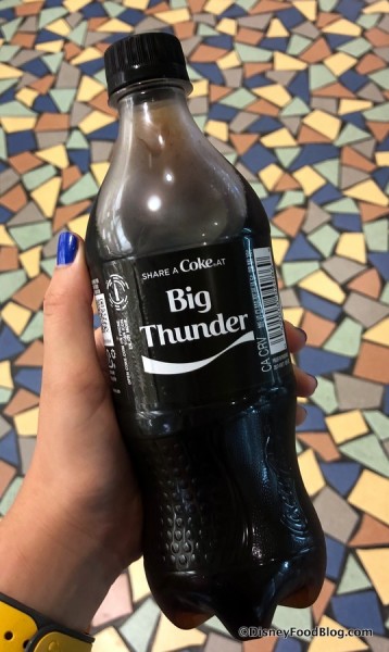 Big Thunder Mountain Coke Zero Sugar Bottle