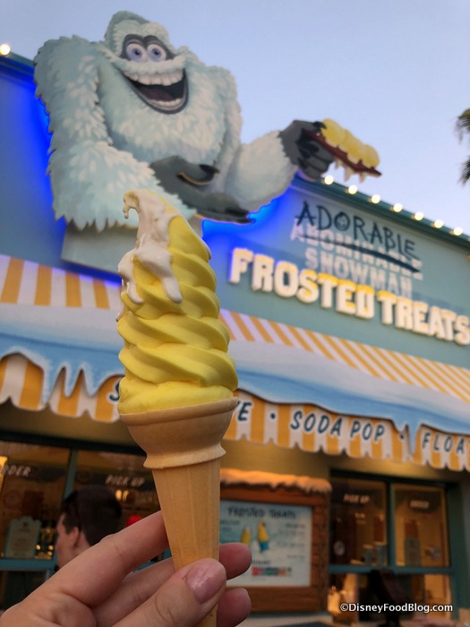Review! Adorable Snowman Frosted Treats on Pixar Pier at Disney